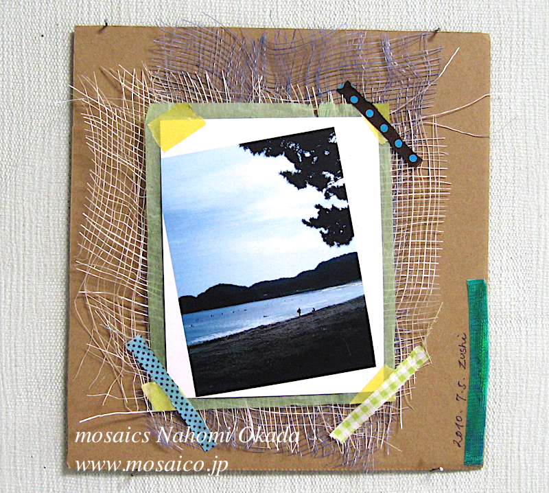 コラージュ作品 おかだなほみ2010
